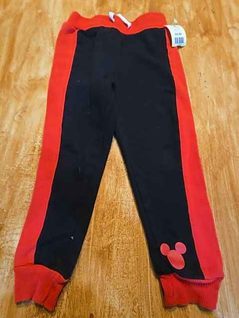 Black/Red Mickey Pants, 4T B