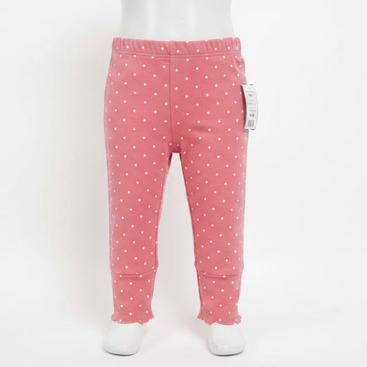 Pink/White Polka Dot Carters Pants, 6M G