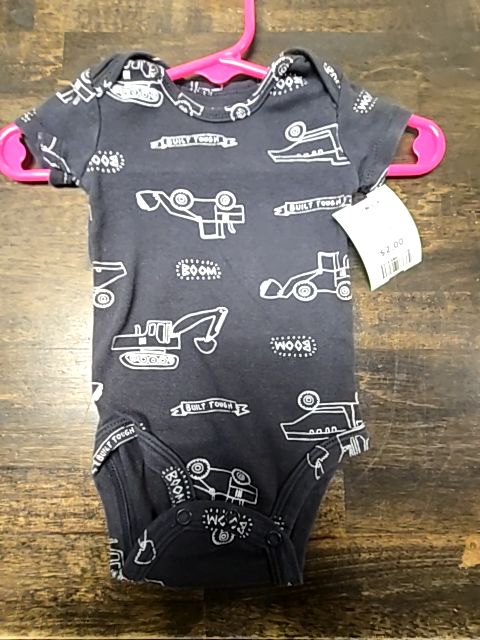 Grey Construction Carters Onesie, 3M B