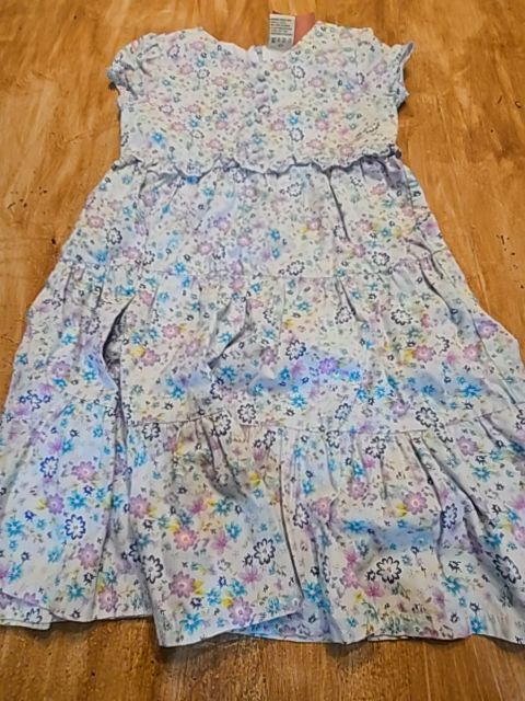 Blue/Purple Flowers Laura Ashley Dress, 6 G