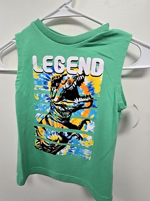 Green Dino Garanimals Tank Top, 4T B
