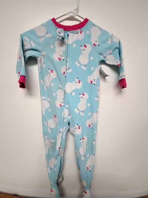Blue/Pink/White Dog Carters Sleeper, 3T G