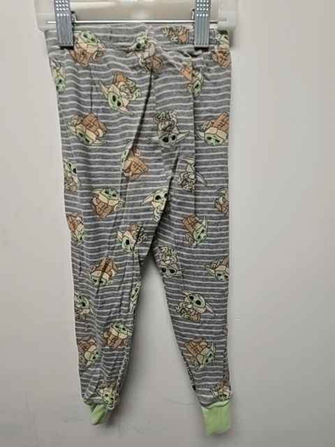 Grey stripe Star wars Baby yoda 2 piece pjs, 5T B