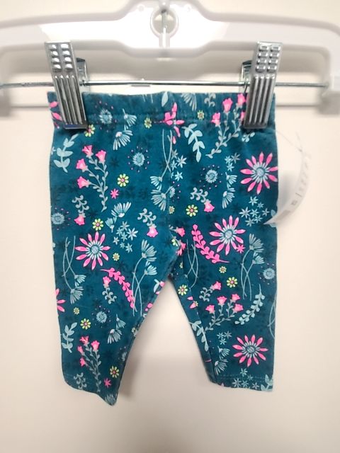 Blue Flower Carters Leggings, 3M G