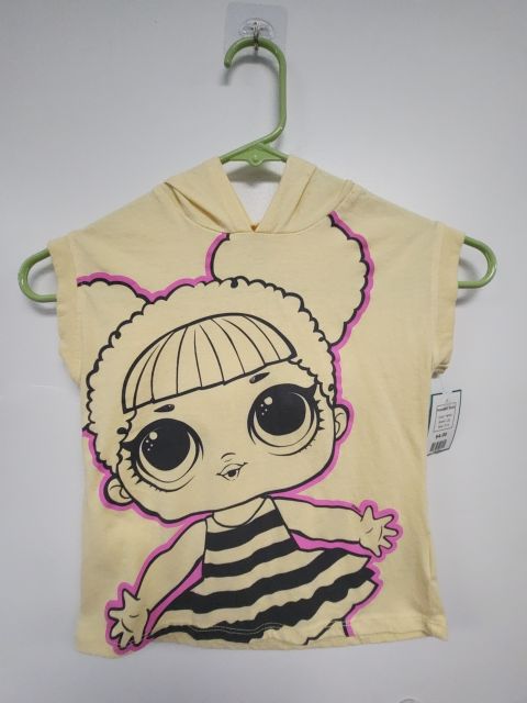 Yellow LOL Hooded Shirt, 4T G