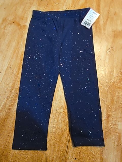 Navy Glitter Minnie Leggings, 2T G