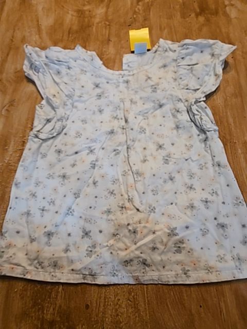 White/Pink/Green Flowers Edgehill Collection Shirt, 6 G