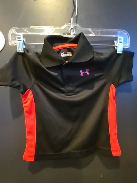 Black/red Under Armour Clothespolo, 12M B