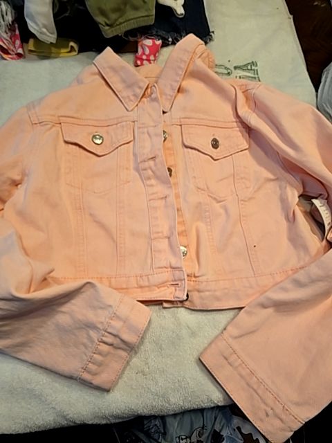 Pink  Denim Jacket, 10/12 G