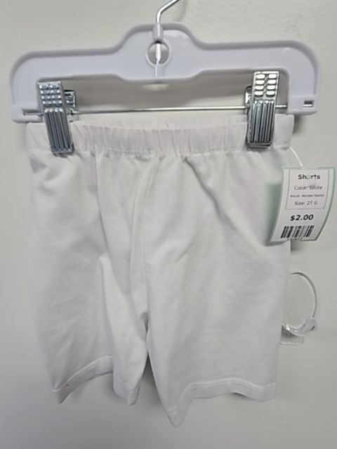 White Wonder Nation Shorts, 2T G