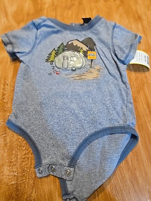 Blue Camper Cherokee Onesie, 12M B