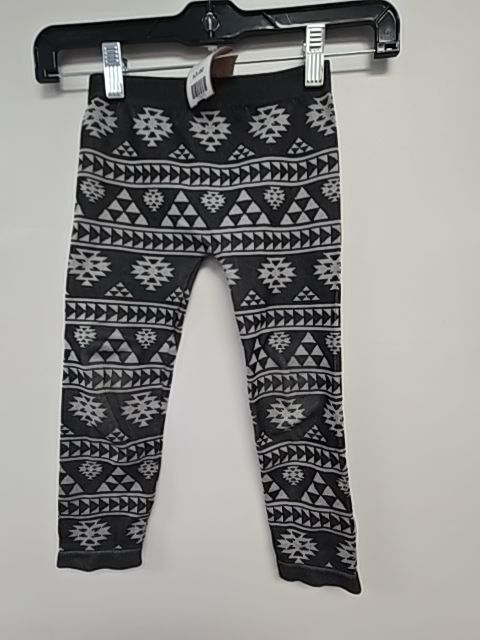 Black/Grey Faded GLory Leggings, 4T G