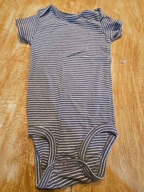 Brown stripe Carters Onesie, 9M B