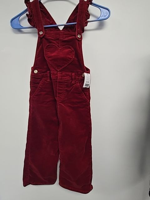 Red Velvet Heart Gap Bibs, 5T G