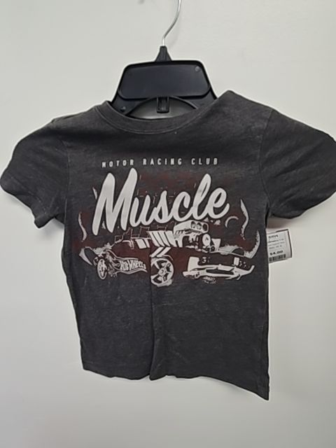 Grey Car Special Tees Shirt, 4T B