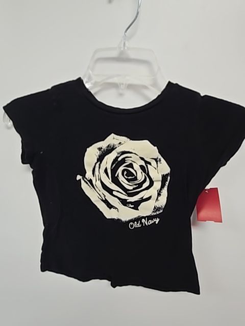 Black/Tan Flower Old Navy Shirt, 6 G