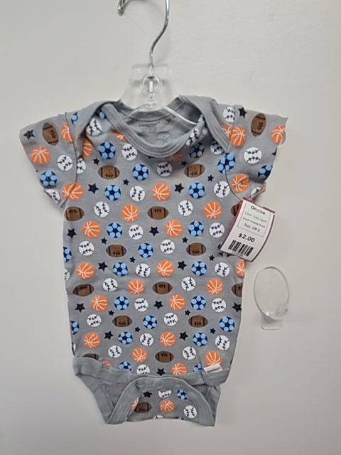 Grey Sport Onesies Brand Onesie, 6M B