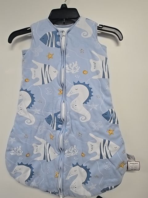 Blue/White Fish/Seahorse Yoofoss Sleepsack, 6M B