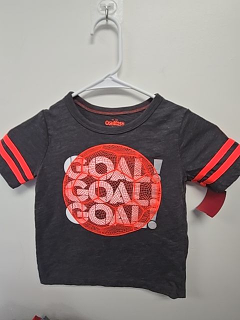 Grey/Red Soccer OshKosh Shirt, 4T B