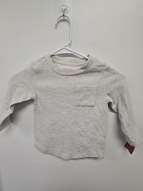 Cream Cat & Jack Longsleeve Shirt, 2T B