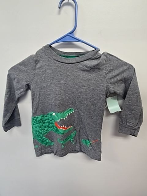 Grey Alligator Carters Longsleeve Shirt, 3T B