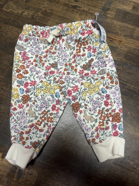 White Flower Garanimals Pants, 6M G