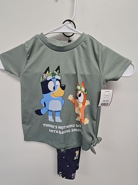 Green/Navy Bluey Outfit, 2T G