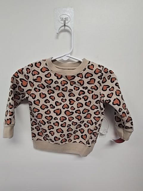 Brown Cheetah Garnaimals Longsleeve Shirt, 6M G