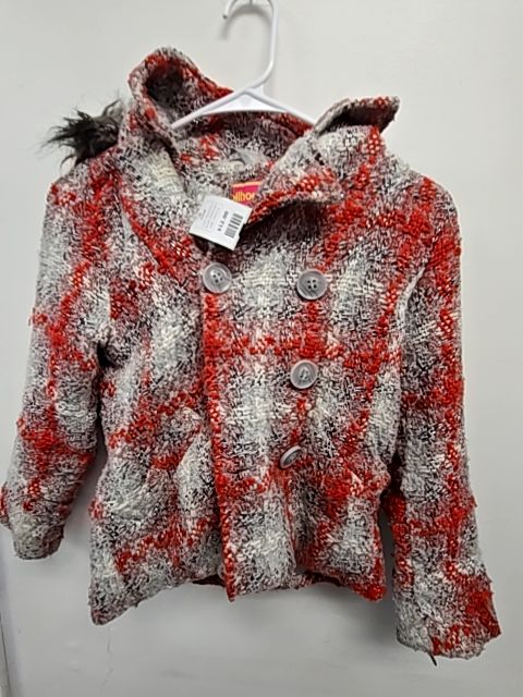Red/Grey Dollhouse Coat, 10/12 G