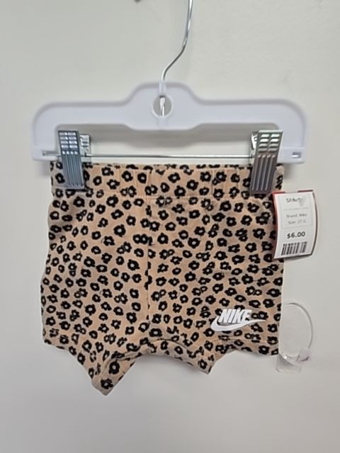 Brown/Black Cheetah Nike Shorts, 2T G