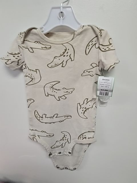 Tan Alligators Carters Onesie, 18M B