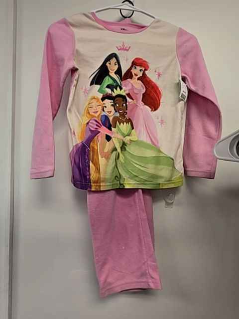 Pink Princess Disney Pjs, 7 G