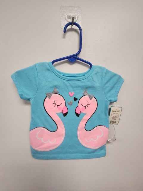 BLue Garanimals Flamigo tshirt, NB G
