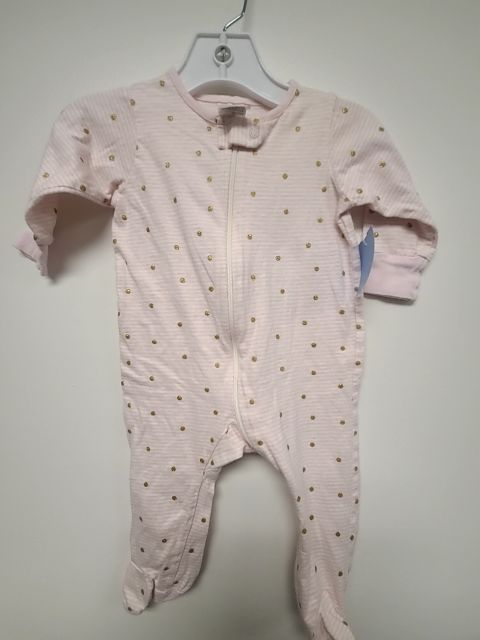 Pink/White/Gold Gerber Sleeper, 3M G