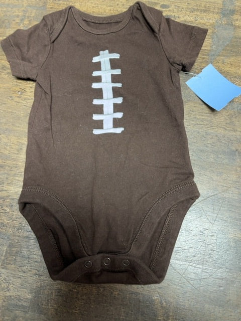 Brown Football Childrens Place Onesie, 3M B