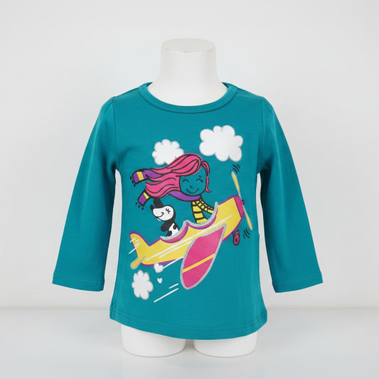 Blue Garanimals Longsleeve Shirt, 12M G