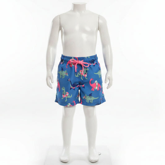 Blue Dino Cat & Jack Swim Trunks, 6 B