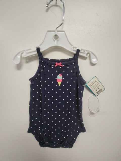 blue Carters Tank Onesie, 3M G