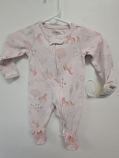Pink Unicorn Carters Sleeper, NB G