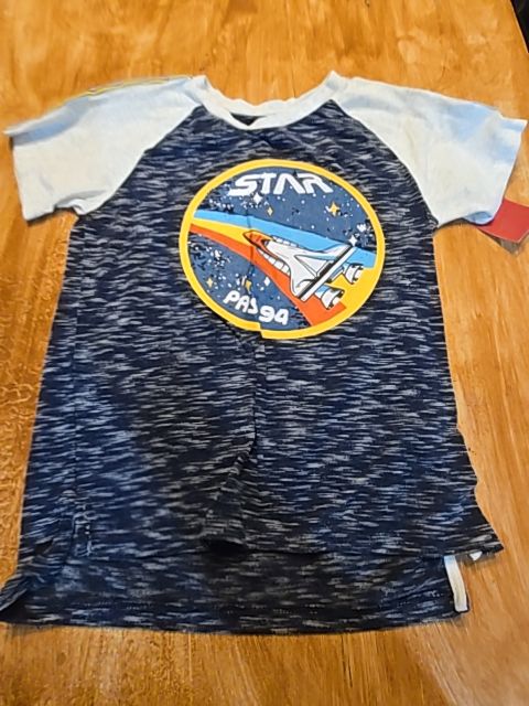 Navy/Grey Rocket Pasos Shirt, 5T B