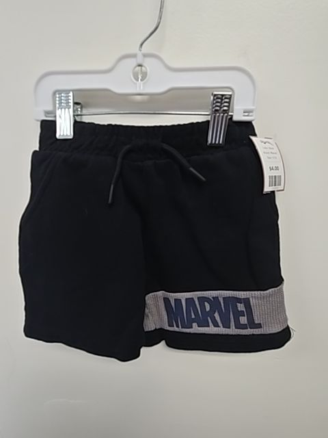 Black Marvel Shorts, 5T B