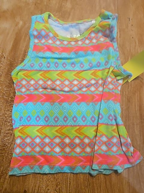 Green/Pink/Blue Freestyle Tank Top, 6 G