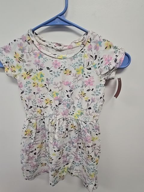 White/Colorful Flowers Gap Dress, 4T G