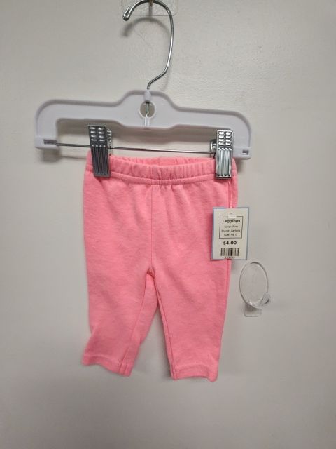 Pink Carters Leggings, NB G