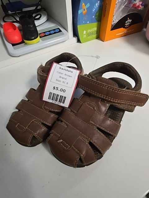 Brown  Sandals, 6C B