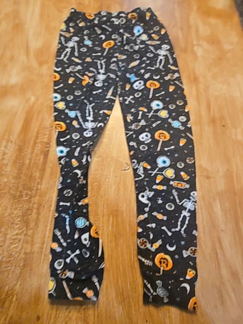 Grey Skeleton/Candy Trick Or Treat Sleep Pjs, 6 G