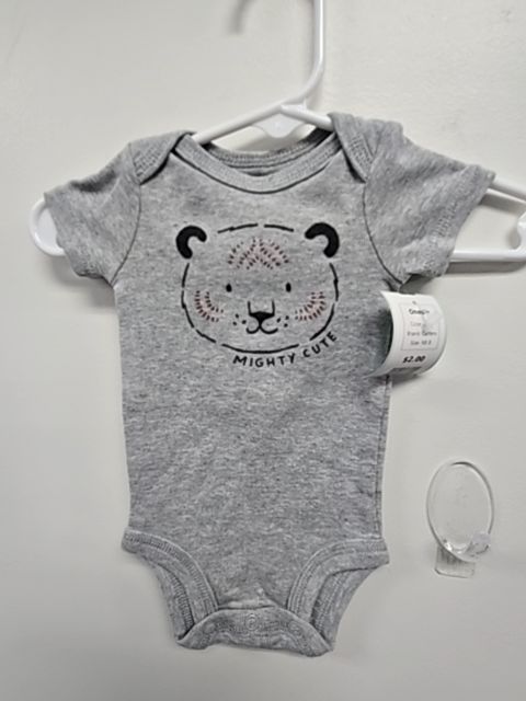Grey Carters Onesie, NB B