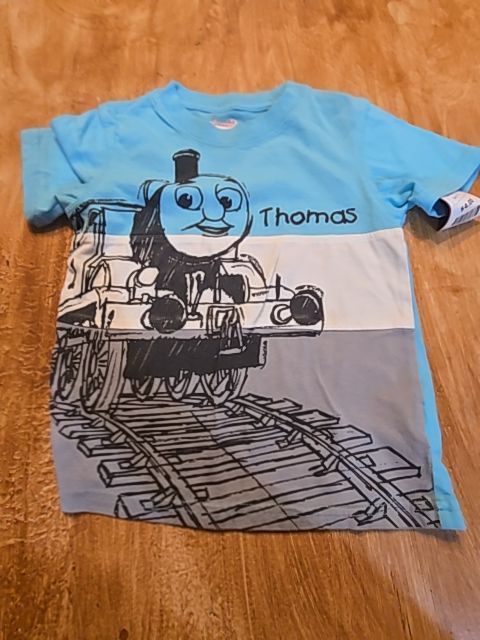 Blue/White/Grey Thomas Shirt, 4T B