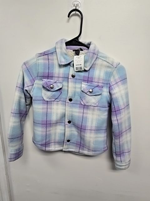 Blue/Purple Plaid Eddie Bauer Shacket, 6 G