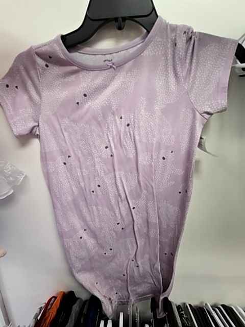 Purple/White Bunny Carters Nightgown, 8 G